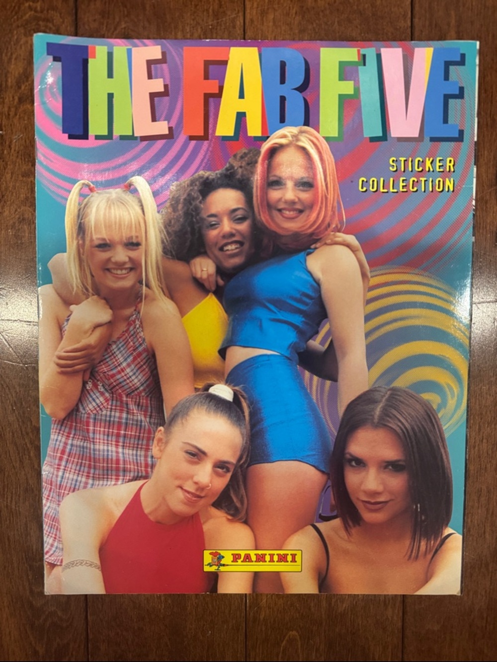 Spice Girls 1997 Unofficial The Fab Five Panini Sticker Album